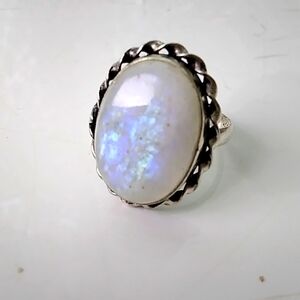 Sterling Silver Ring Sz 7+